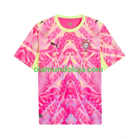 Camisola Portugal Guarda-redes Homem Equipamento Terceiro Copa do Mundo 2026 Manga Curta
